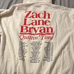 Zach Bryan Quittin Tour sweatshirt OFFICIAL MERCH